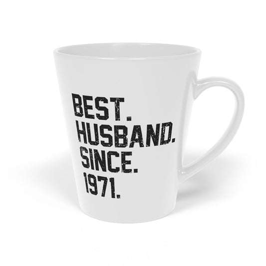 Hilarious Supportive Husband Spouses Marriage Partner Marry Boyfriend Latte Mug, 12oz