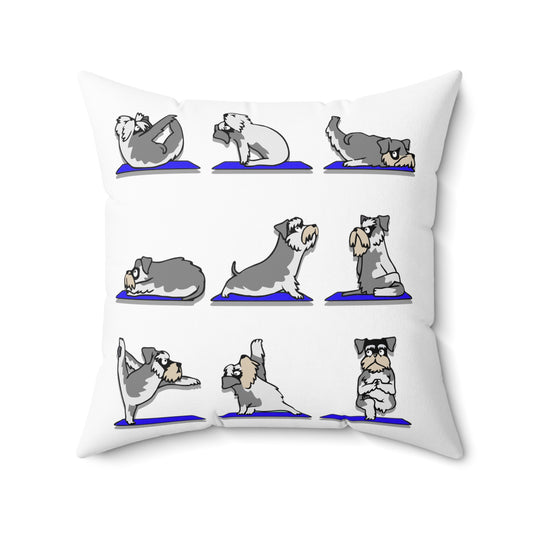 Hilarious Meditating Reflexologist Reflexology Lover Spun Polyester Square Pillow