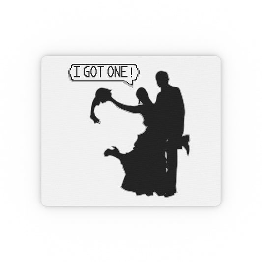 I got one! Wedding Shirt |  Just Got Married |  Engagement Party  | Bachelor Bachelorette Party Rectangular Mouse Pad