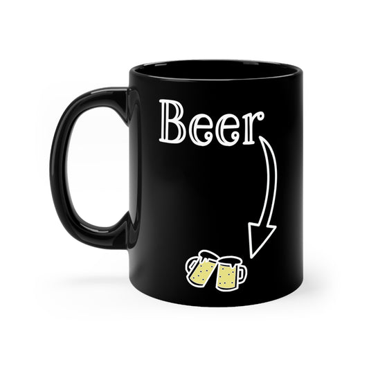 Beer Baby Pregnancy Drinking Buddy | Beer Black mug 11oz