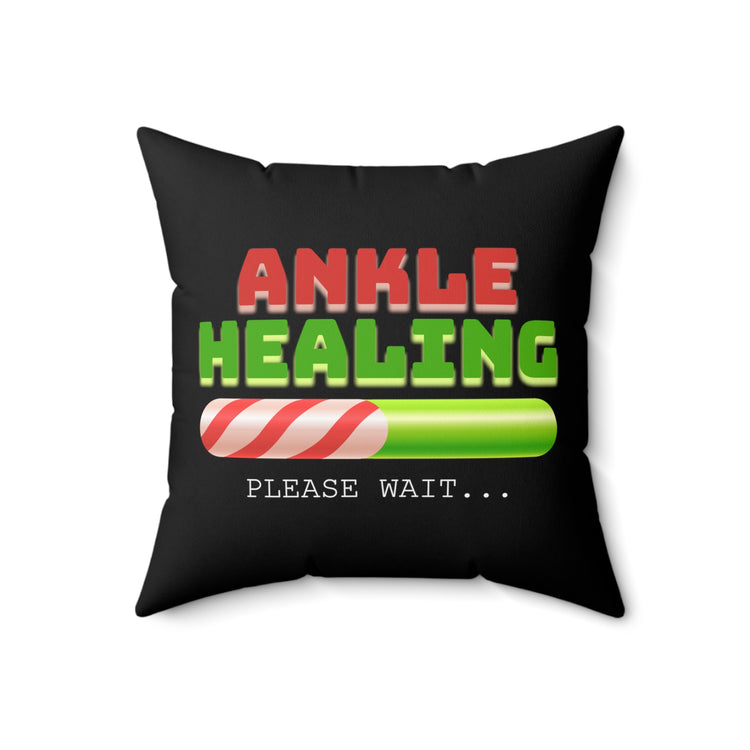 Humorous Anklebone Recuperation Rehabilitation Betterment Astragalus Osseus Improvement Polyester Square Pillow