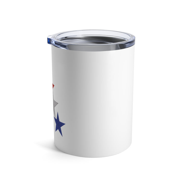 Three Stars Fourth Of July Tumbler 10oz