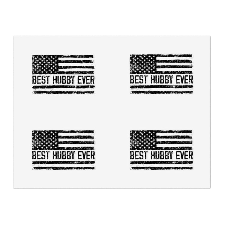 Hilarious Supportive Husband Boyfriend Marriage Patriotic Boyfriend Sticker Sheets