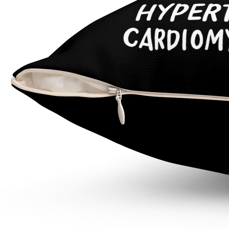 Hilarious Hypertrophic Myocarditis Myocardiopathy Myocarditis Spun Polyester Square Pillow