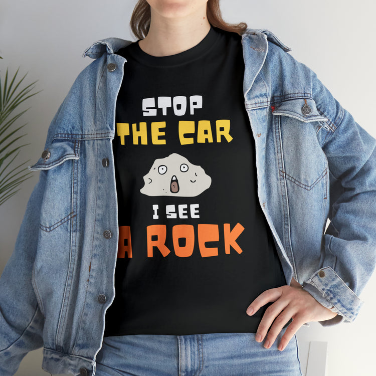 Shirt Funny Seeing Rocks Collectors Appreciation Mineralogy Geology T-Shirt Unisex Heavy Cotton Tee