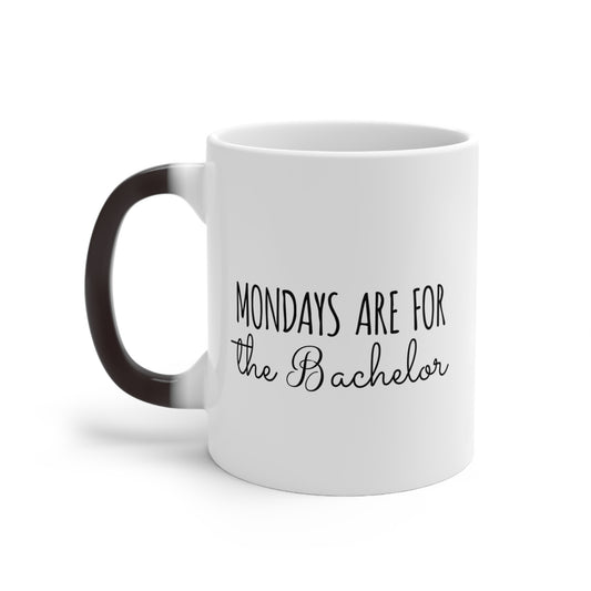 Funny Bachelors Mondays Engagements Wedding Fiance Groom Color Changing Mug