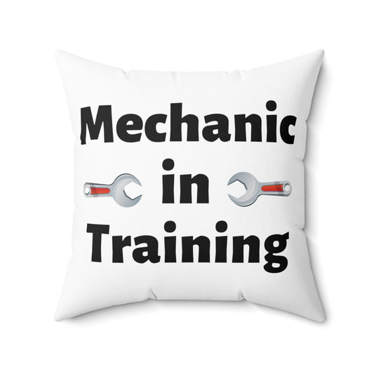 Hilarious Engine Instrument Mechanic Engineer Repairman Fan Spun Polyester Square Pillow