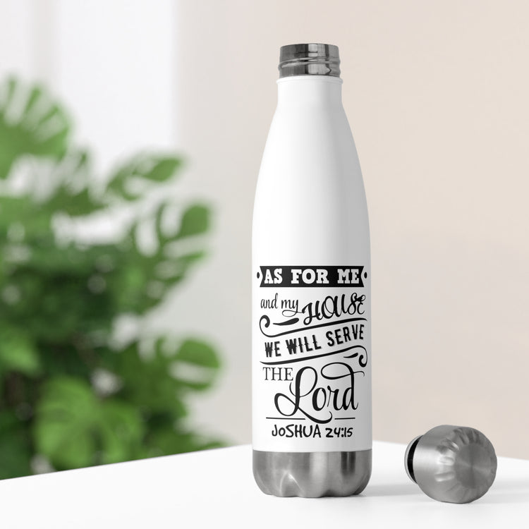 Vintage Lord's Servant Motivational Verses Tee Shirt Gift Cute Gratefulness Serving Quote Men Women T Shirt 20oz Insulated Bottle