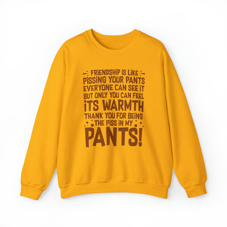 Hilarious Introverted Friendships Sarcastic Pissing Friends Unisex Crewneck Sweatshirt