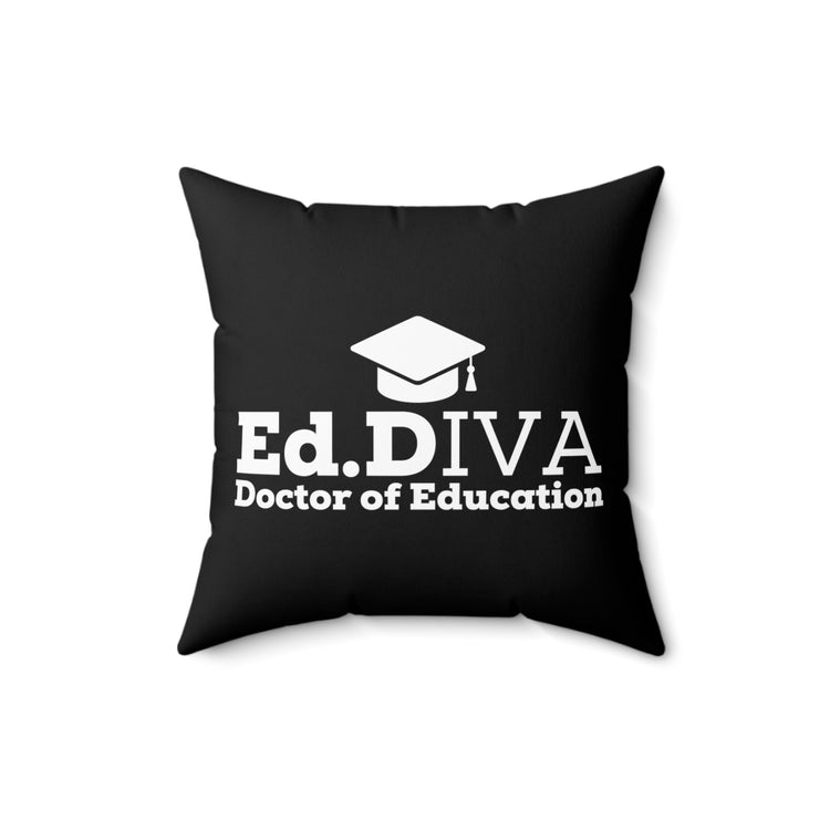 Humorous Licentiate Degree Medical Expert Medicine Physician Technologist t Spun Polyester Square Pillow