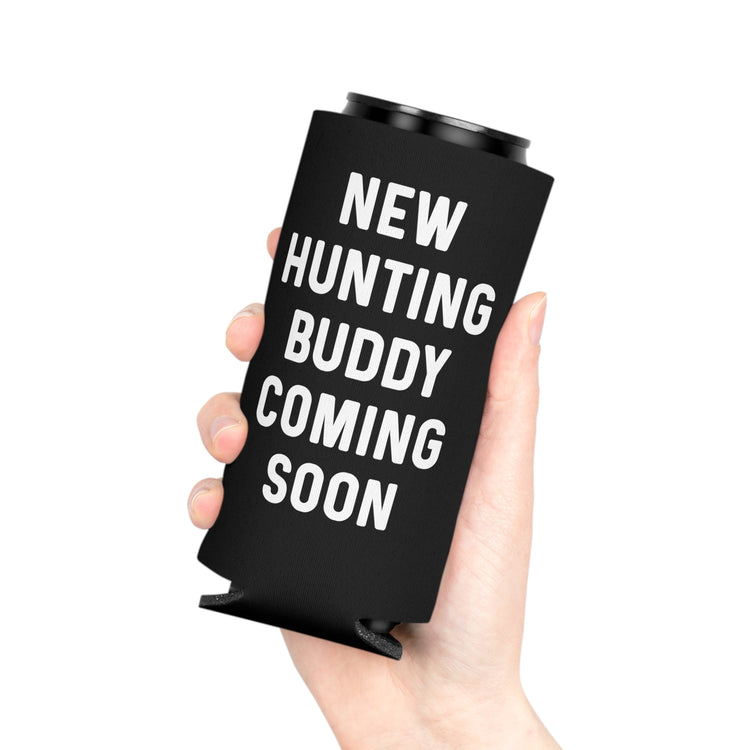 New Hunting Buddy Coming Soon Baby Bump Can Cooler