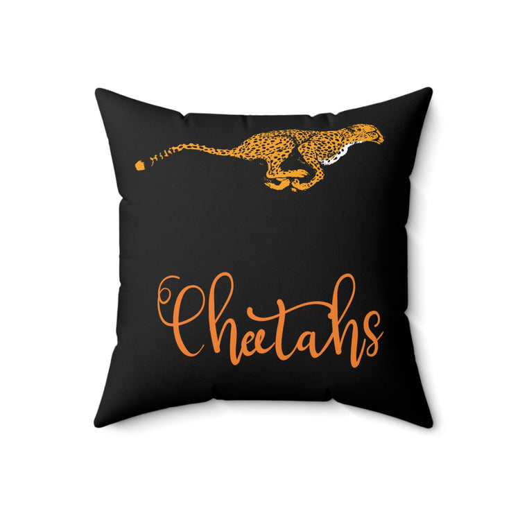 I Just Really Like Cheetahs, Ok!? Funny Men Women Spun Polyester Square Pillow