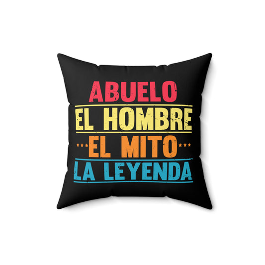 Hilarious Spanish Sayings Mottos Phrase Slogan Spun Polyester Square Pillow