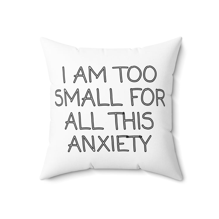 Hilarious Impassive Introverted  Sarcastic Statements Spun Polyester Square Pillow