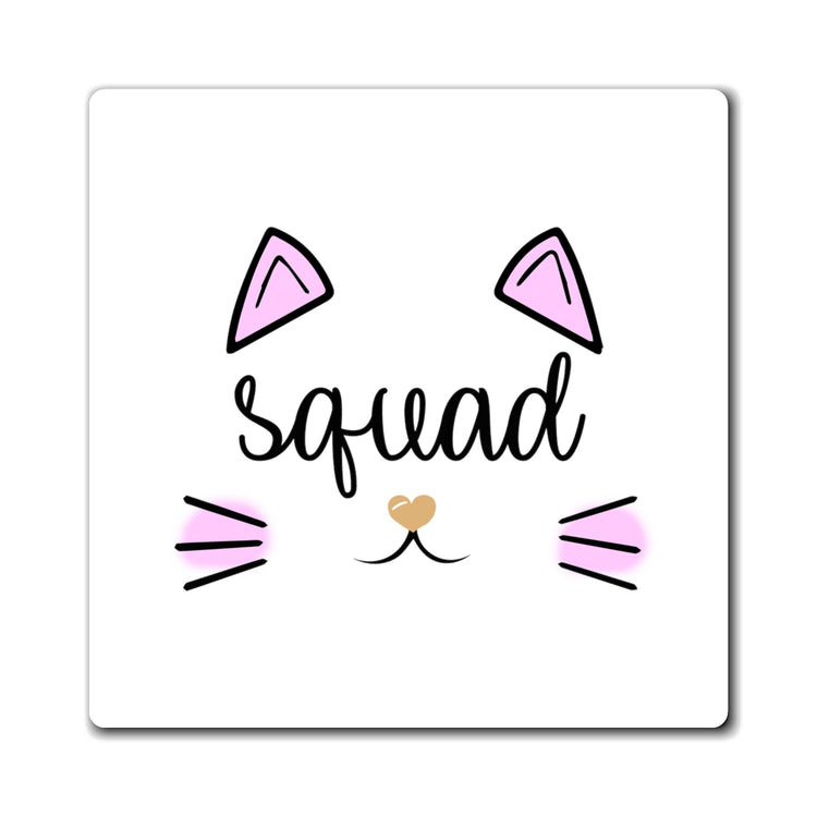 Squad Cat Bachelorette Team Bride Shirt Bridal Party Shower Gift Bridesmaid Shirts Magnets