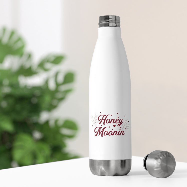 Novelty Honeymoon Newlywed Marriage Nuptials Events Romance Humorous Matrimony Newlyweds Vacations Fun 20oz Insulated Bottle