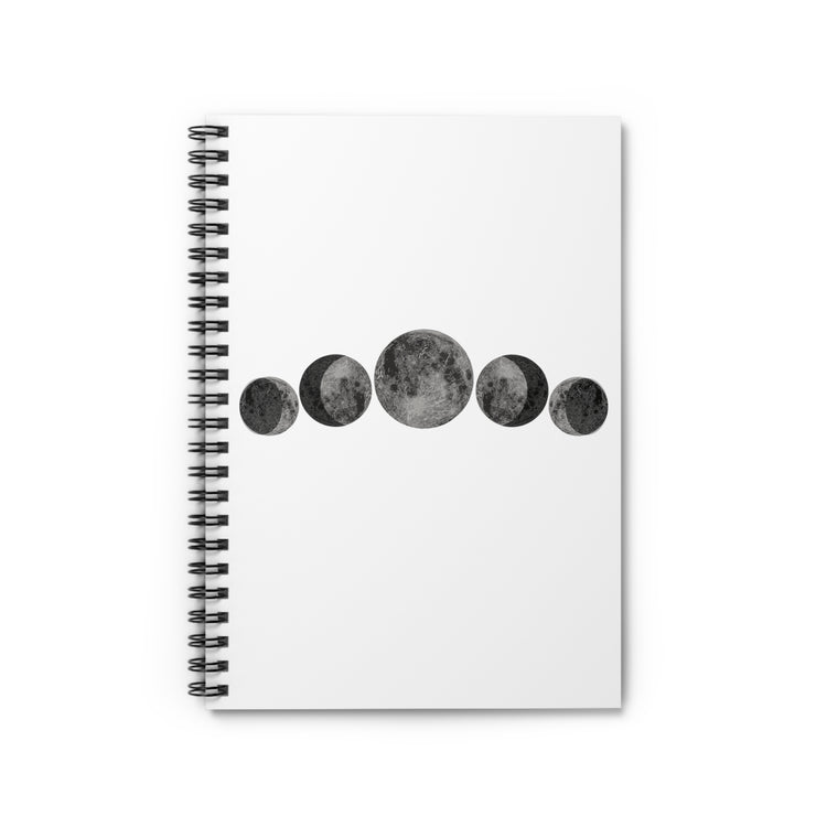 Moon Phases Shirt For Moon Phase Man Moon Phases Print Spiral Notebook - Ruled Line