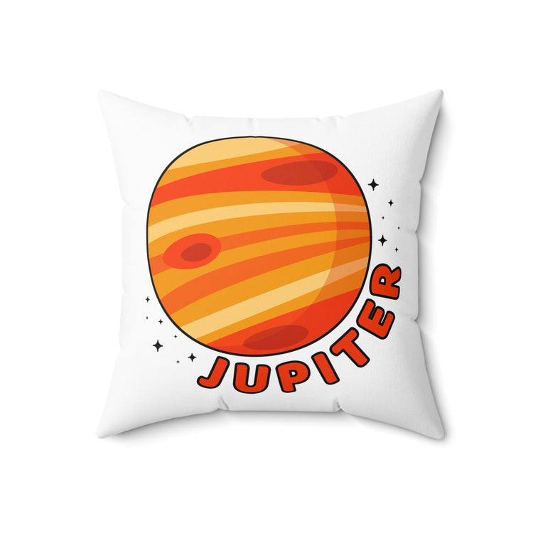 Humorous Interstellar Aerospace Hydrogen Spaceman Galaxies Spun Polyester Square Pillow