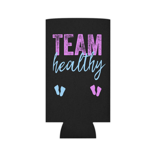 Team Healthy Boy Or Girl Gender Reveal Can Cooler