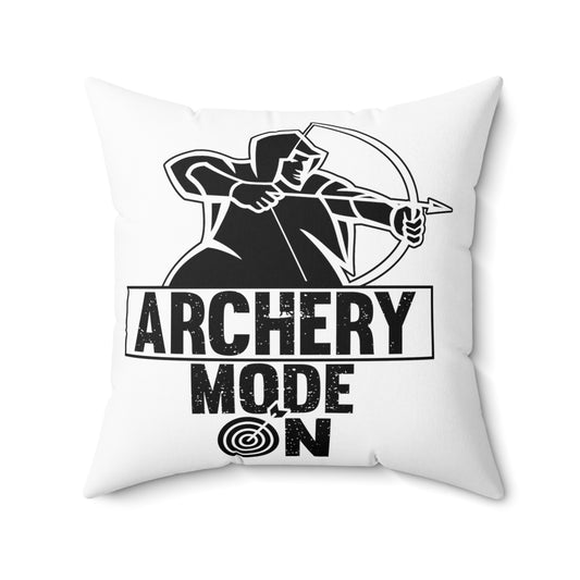 Hilarious Toxophily Musketry Toxophilite Bowhunting Spun Polyester Square Pillow