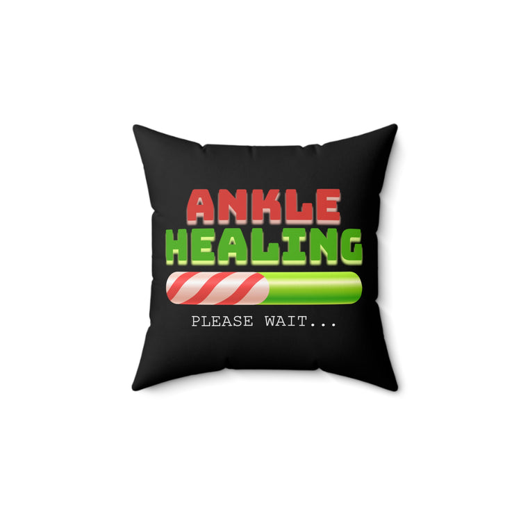 Humorous Anklebone Recuperation Rehabilitation Betterment Astragalus Osseus Improvement Polyester Square Pillow