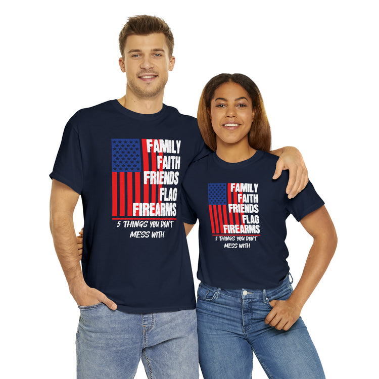 Shirt Vintage Families Faith Friends Servicemen Military Novelty Support Honor Patriotic T-Shirt Unisex Heavy Cotton Tee