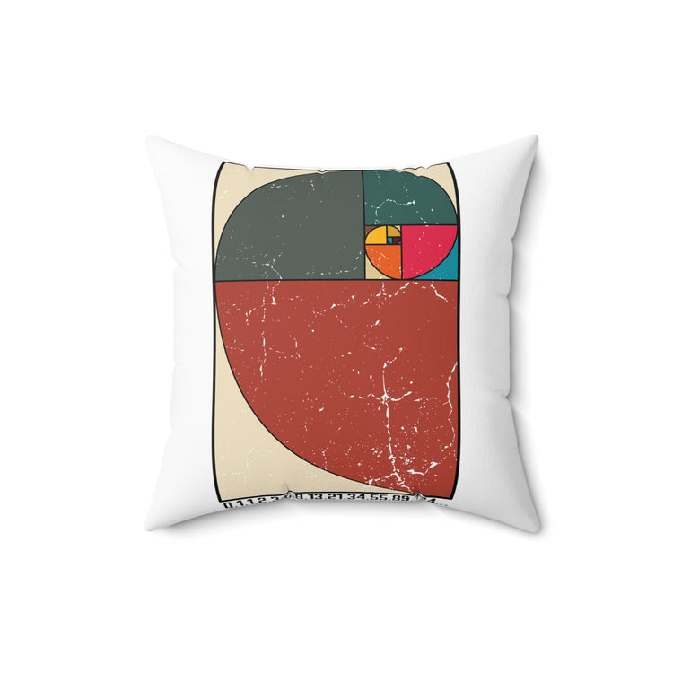 Humorous Mathematics Mathematical Math Geometry Algebra Spun Polyester Square Pillow