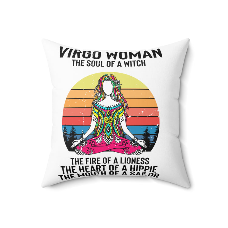 Humorous Star Sign Horoscope Lover Prophecy Polyester Square Pillow