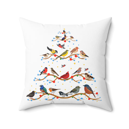 Hilarious Birdwatcher Ornithology Cockatoo Lover Spun Polyester Square Pillow