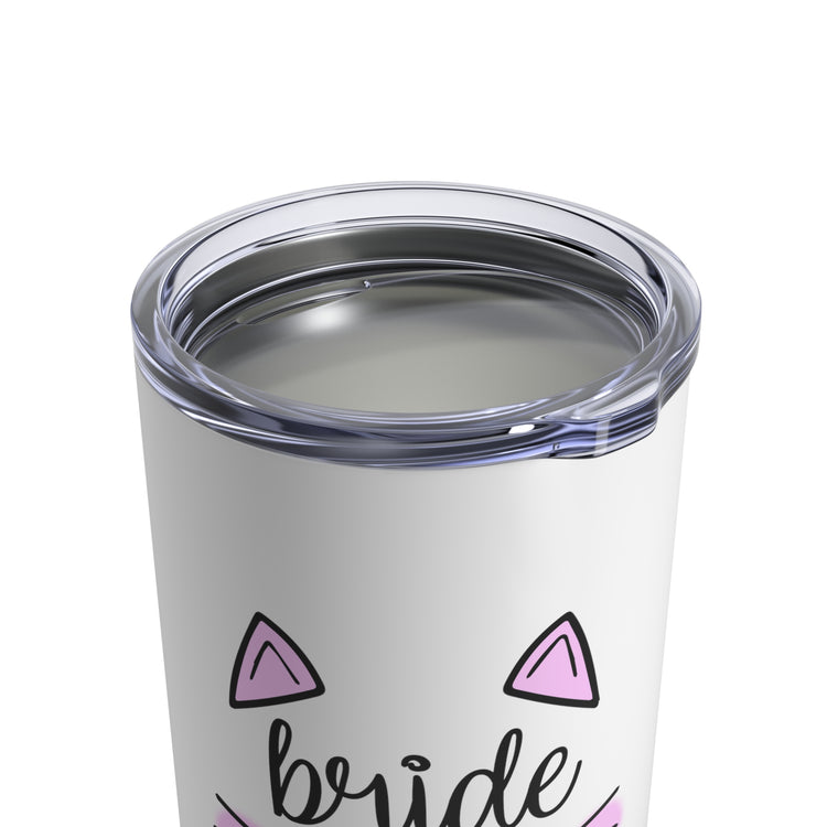 Bride Cat Bachelorette Team Bride Shirt Bridal Party Shower Gift Bridesmaid Shirts Tumbler 10oz