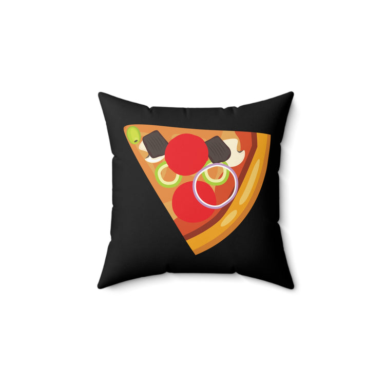 Mommy and Me Shirts Matching Pizza Slice Father Daughter Son Matching Clothing Spun Polyester Square Pillow