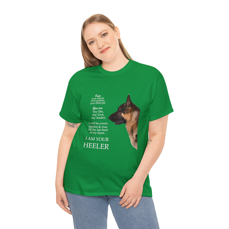 Shirt Funny I'm Your Friend & Heeler Dog Lover Pet Owner Canine T-Shirt Unisex Heavy Cotton Tee