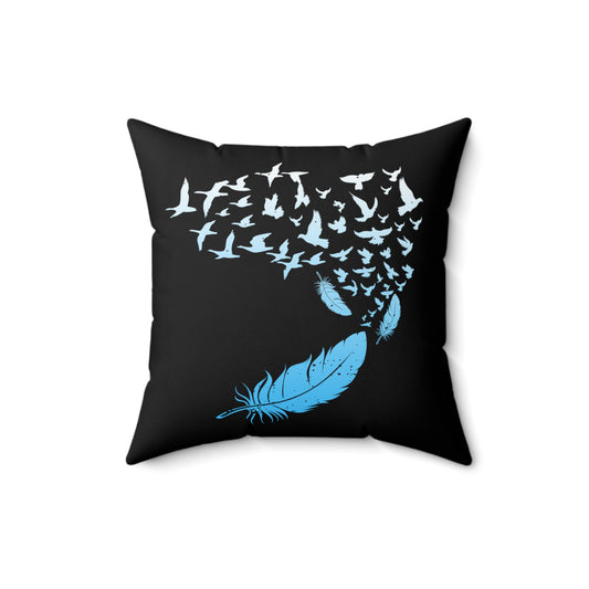 Novelty archaeopteryx Ornithology Cockatiel Biodiversity Pet Spun Polyester Square Pillow