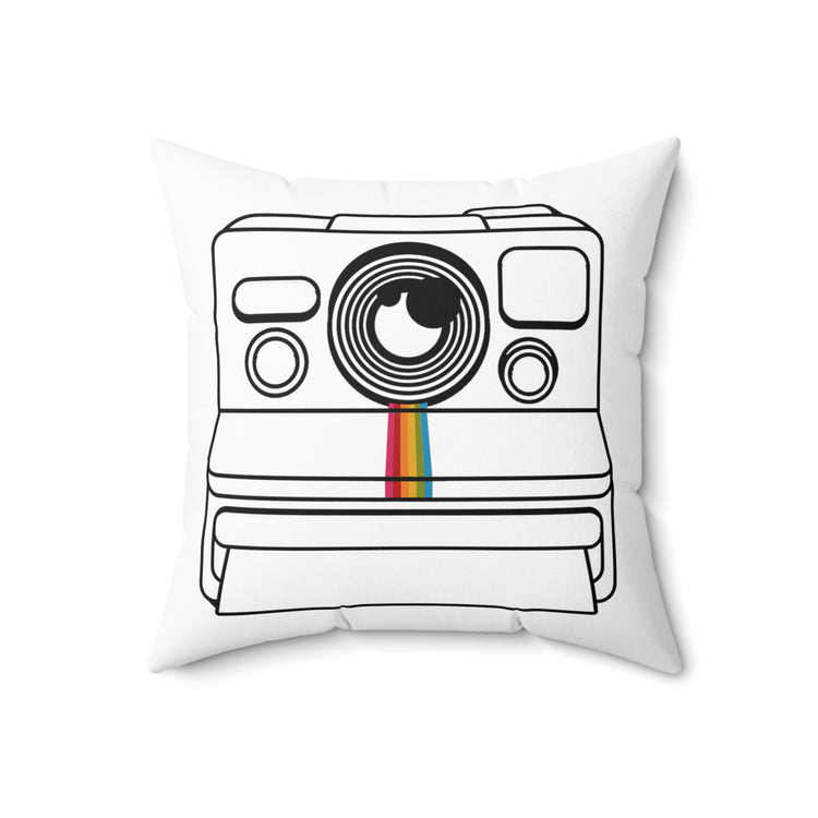 Inspiring Photographers Videographers Appreciation Graphic Motivational Photography Spun Polyester Square Pillow