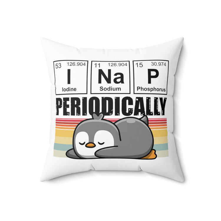 Humorous Introverts Sleeping Enthusiasts Graphic Mockeries Spun Polyester Square Pillow