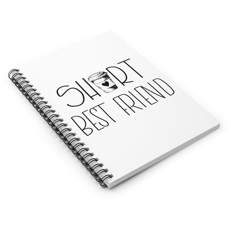 Short Bestfriend | Tall Bestfriend | Meilleur Ami Spiral Notebook - Ruled Line