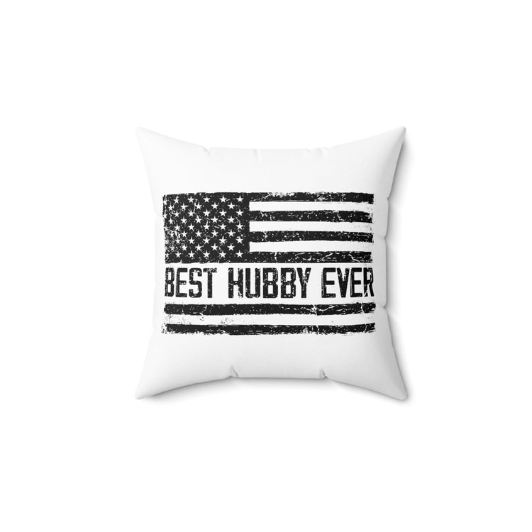 Hilarious Supportive Husband Boyfriend Marriage Boyfriend Spun Polyester Square Pillow