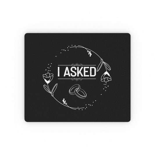 Hilarious Boyfriend Proposal Celebrations Humorous Engagements Pun Rectangular Mouse Pad