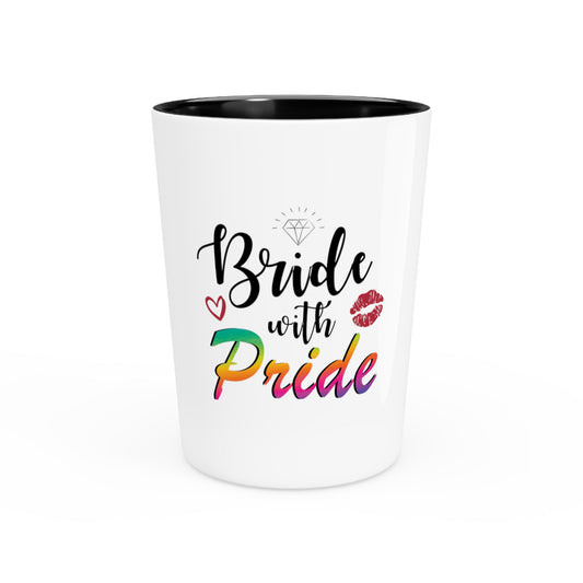 Humorous LGBTQ Bridal Appreciation Statements Graphic Puns  Hilarious Supportive Bridesmaid Illustration Quote Shot Glass