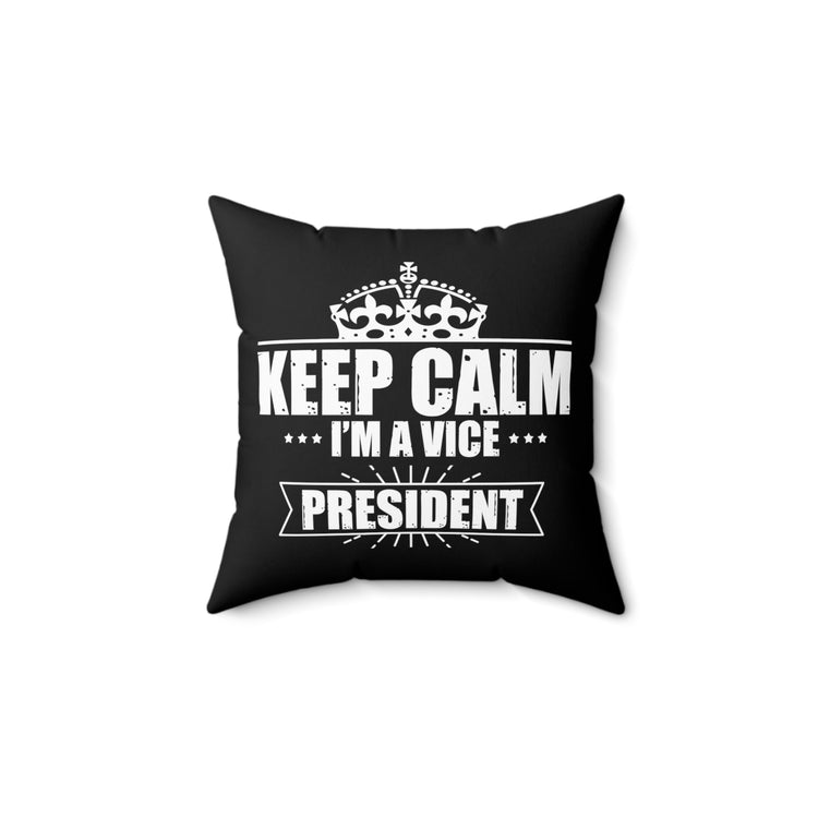 Hilarious Flaunting Designations Retro Ostentation Introverted Joking Sayings Spun Polyester Square Pillow