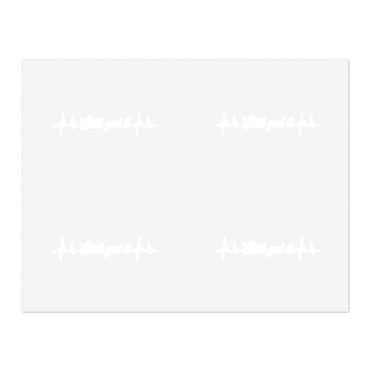 Hilarious Recovering Heartbeats Relieved Mockery Statements Graphic Sticker Sheets