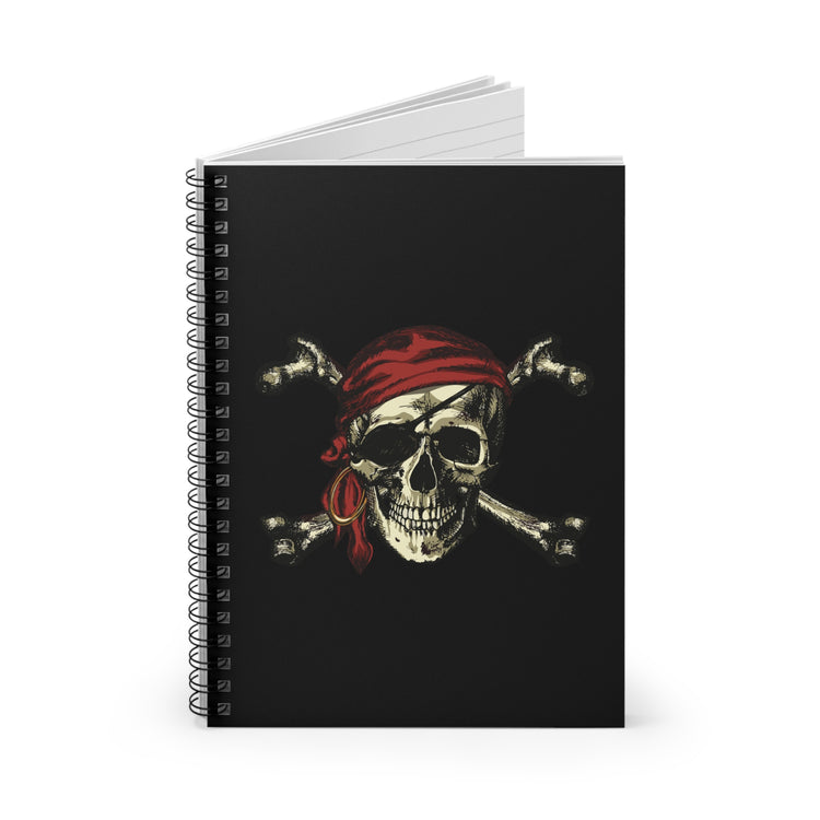 All For Rum And Rum For All Pirate Spiral Notebook - Ruled Line