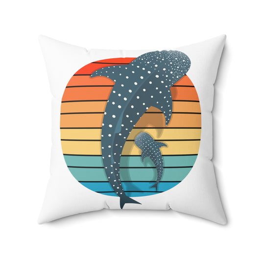 Dolphin Devotee Environmentalist Conservationists Spun Polyester Square Pillow