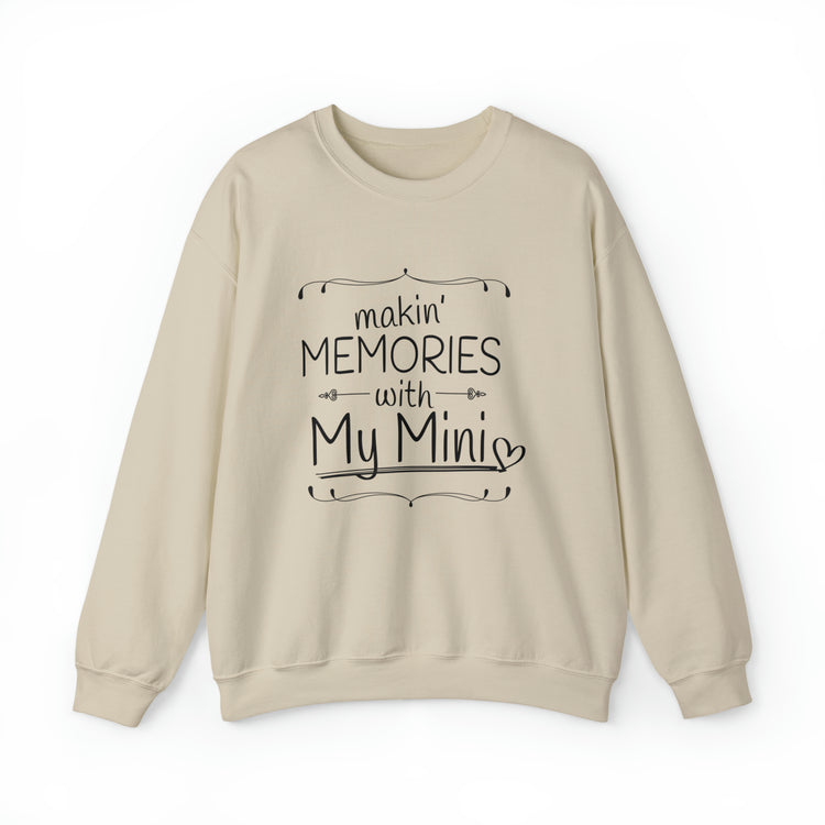 Inspirational Kiddo Memory Appreciation Mom Statements Line Puns Unisex Crewneck Sweatshirt