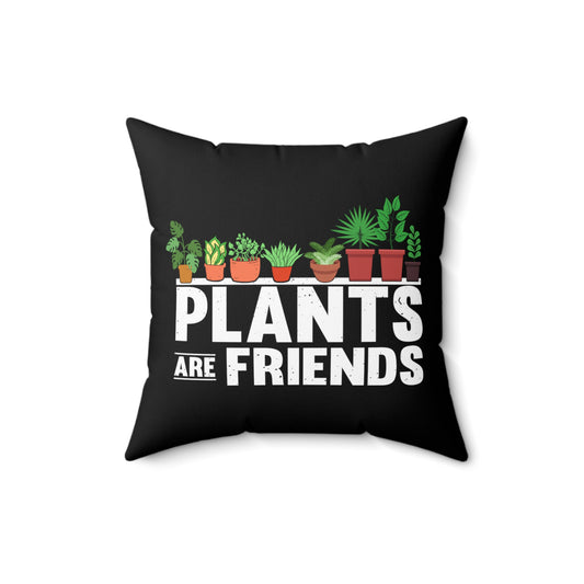 Novelty Horticulture Horticulturing Gardening Gardener Lawn Yard Spun Polyester Square Pillow