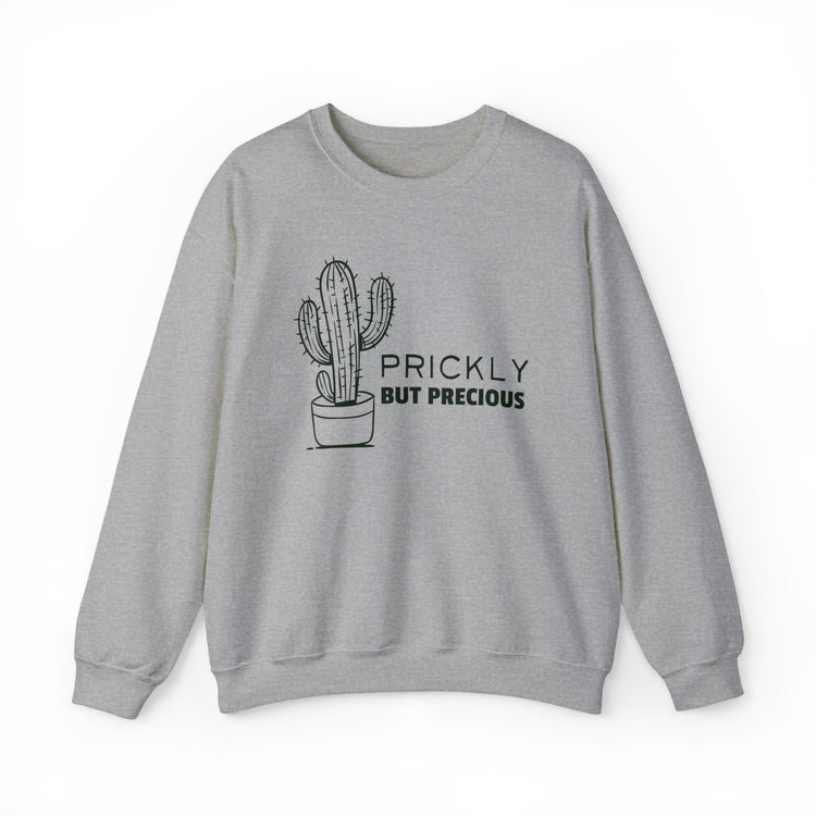 Funny Prideful Sarcastic Introverts Saying Girl Cactus Gag Unisex Crewneck Sweatshirt