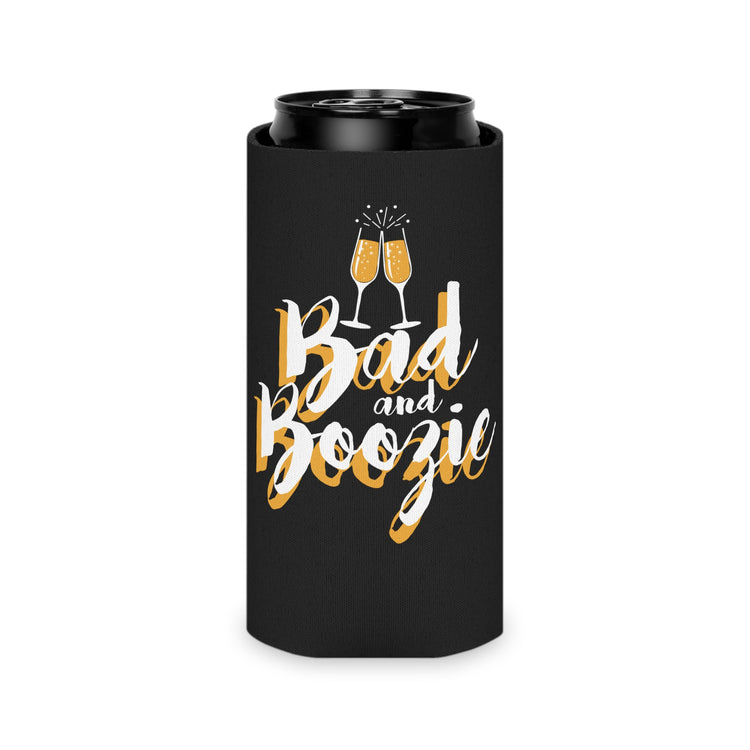 Bad and Boozie Engagement Shirts Wifey Shirt Bridesmaid Bridal Shower Can Cooler