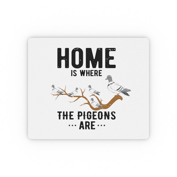 Hilarious Pigeons Cockatiels Dodo Flying Animals Lover Humorous Squab Culver Fan Cushat Fowl Enthusiast Rectangular Mouse Pad