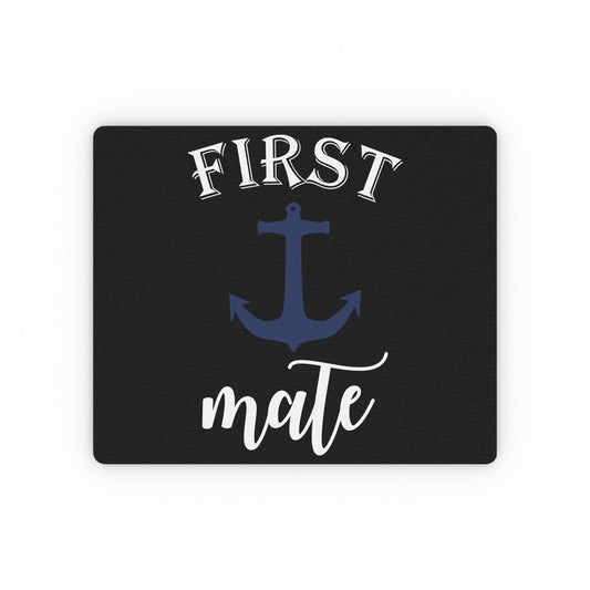 First Mate Captain Bride Party Crew Bridal Party Shirts | Bridesmaid Proposal | Bridal Shower Gift | Team Bride shirt Rectangular Mouse Pad