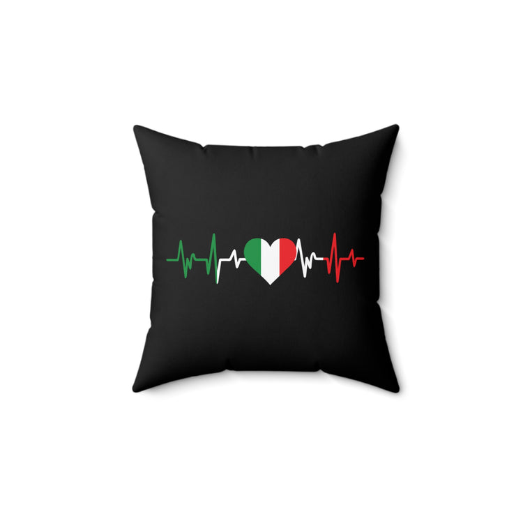 Retro Adventures Illustration Men Women Spun Polyester Square Pillow